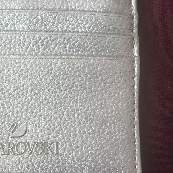 SILVER SWAROVSKI COIN PURSE AND CREDIT CARD/BUSINESS CARD HOLDER / BRAND NEW - Picture 5 of 10